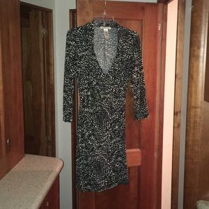 Laundry by Design faux wrap dress